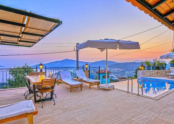 Seaview 4 Bedroom 5m Drive To Villa Kalkan