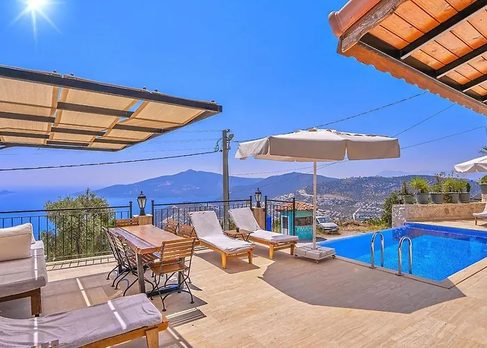 Villa Seaview 4 Bedroom 5m Drive To Kalkan