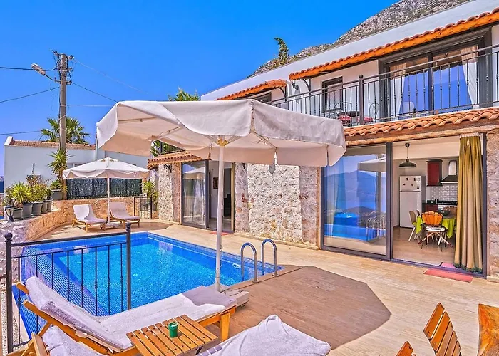Villa Seaview 4 Bedroom 5m Drive To Kalkan