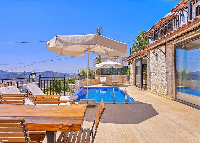 Villa Seaview 4 Bedroom 5m Drive To Kalkan