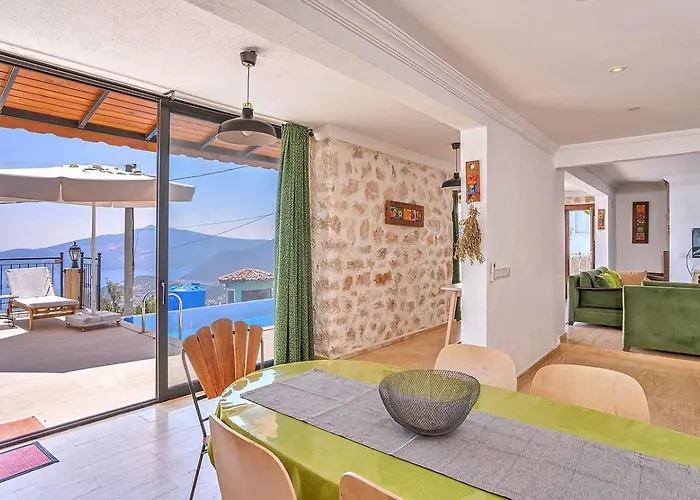 Seaview 4 Bedroom 5m Drive To Villa Kalkan